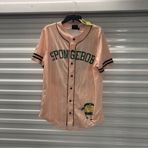 Nickelodeon Peach Jersey with Sponge Bob